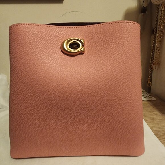 Coach Willow Bucket Bag Pink - Picture 1 of 9
